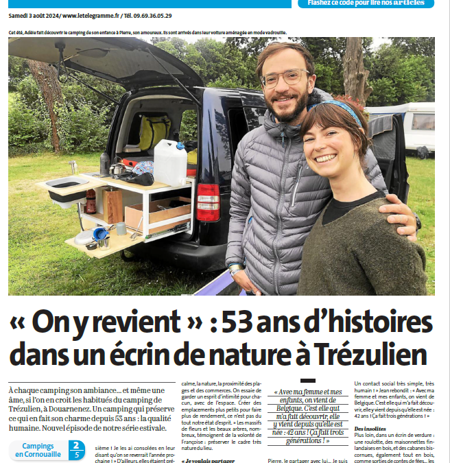 Le Télégramme parle de nous ! :)